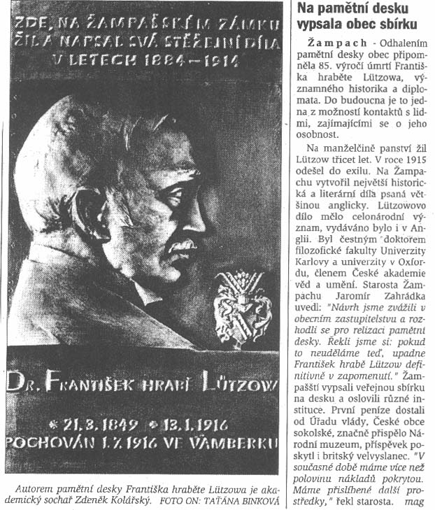 Z archivn� ch dokument�.  Novinov� zpr�va z r. 2002